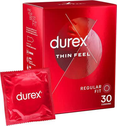 Get 46% off this 30-pack of thin-feel Durex condoms