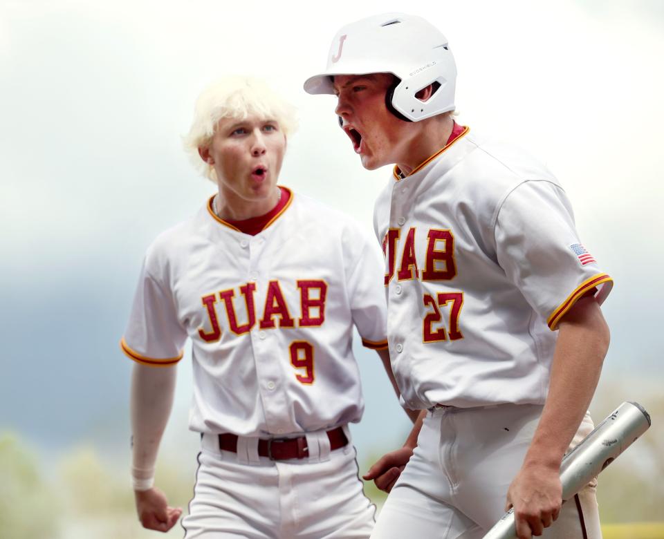 Juab and Juan Diego Catholic High School play for the 3A baseball championship at Kearns High on Saturday, May 13, 2023. Juab won 7-4. | Scott G Winterton, Deseret News