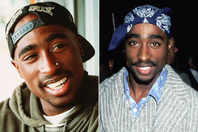 <p>Eli Reed/Columbia/Kobal/Shutterstock; Ron Galella/WireImage</p> Tupac Shakur