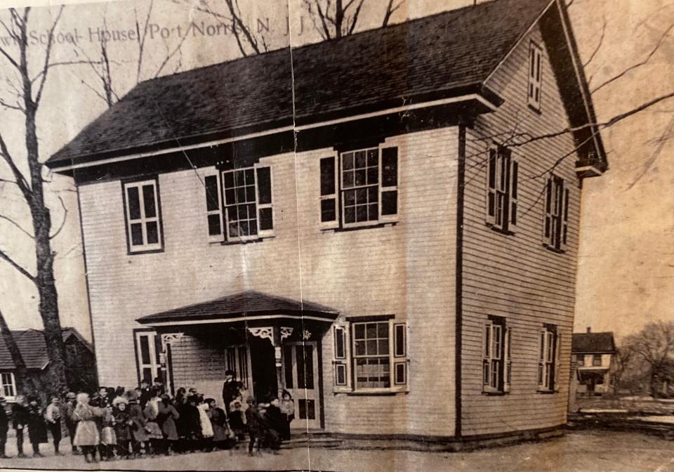 The Robbinstown School Free Public Library, located in Port Norris, was originally a two-room schoolhouse serving first and second graders.