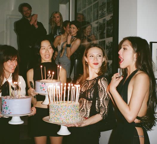 <p>Olivia Rodrigo/Instagram</p> Olivia Rodrigo celebrates her 21st birthday.