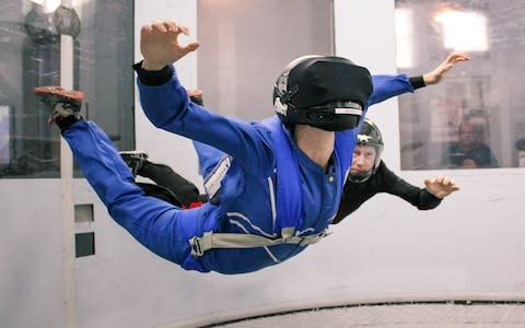 VR indoor skydive - Credit: Lastminute.com