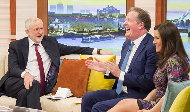 Corbyn appeared on Good Morning Britain hours before May called a snap election.