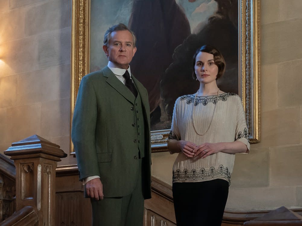 Werden Hugh Bonneville und Michelle Dockery auch für einen dritten "Downton Abbey"-Film zurückkehren? (Bild: © 2021 FOCUS FEATURES LLC. ALL RIGHTS RESERVED.)