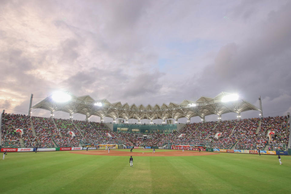 今日台美大戰吸引8000人到場替中華小將打氣。（WBSC提供）