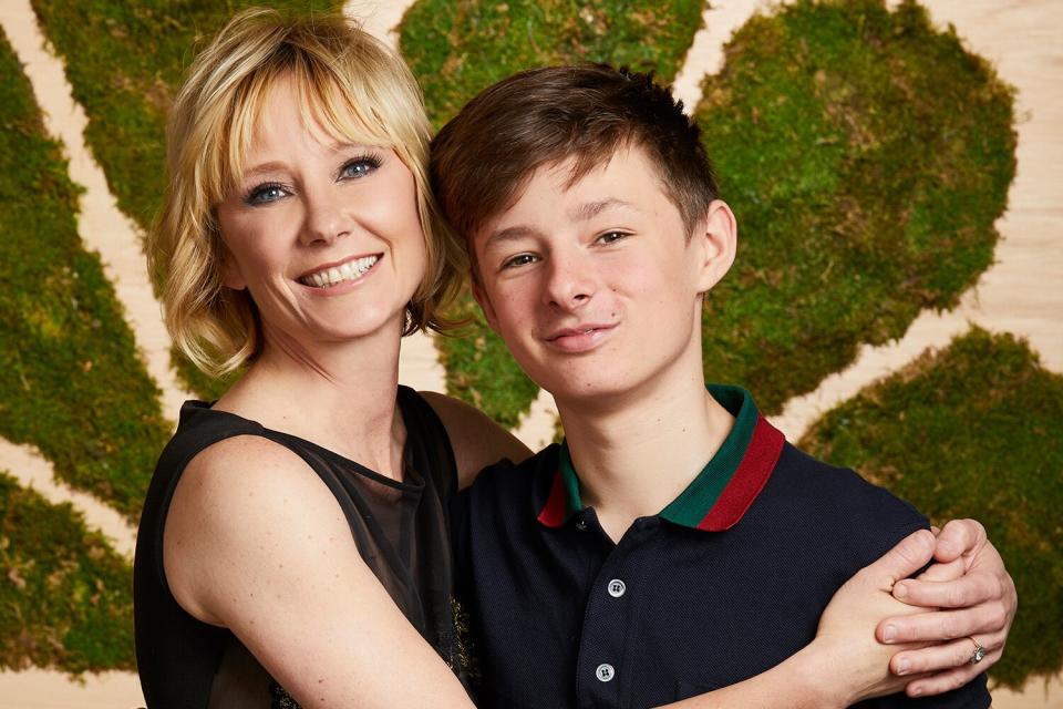 Anne Heche, "The Brave" and son Homer