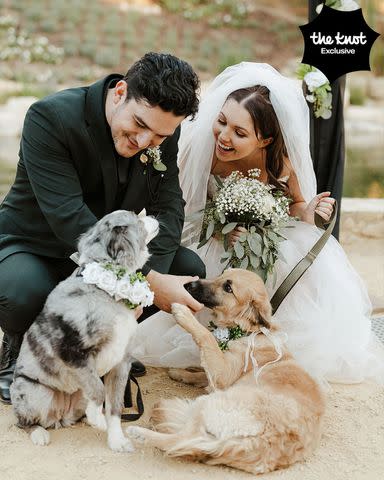 <p>Michelle Roller</p> Samantha Hanratty and Christian DeAnda on their wedding day.