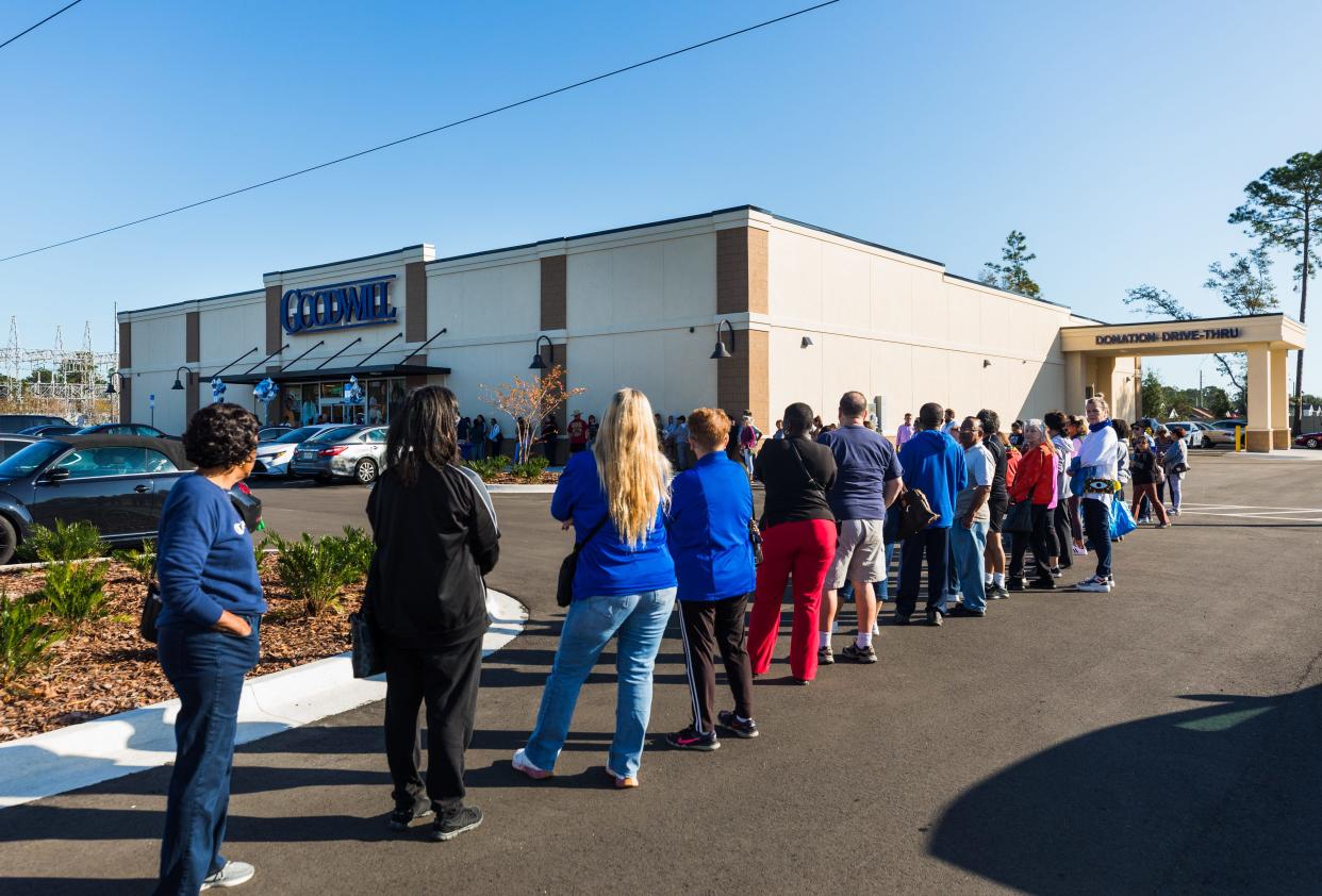 A new Goodwill retail and donation center opened at 16,000-square feet at 1919 Kernan Blvd.