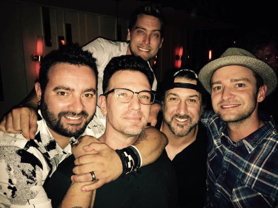 Chris Kirkpatrick, JC Chasez, Lance Bass, Joey Fatone, and Justin Timberlake