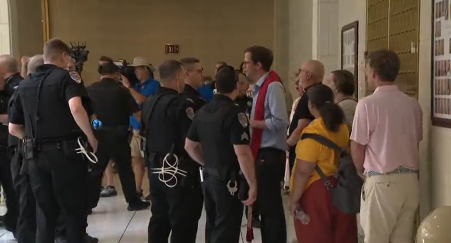 6+ people arrested at NC State Capitol during protests for child care ...