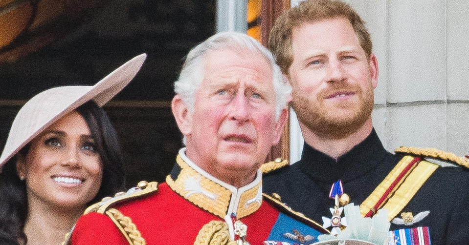 Meghan Markle, King Charles and Prince Harry