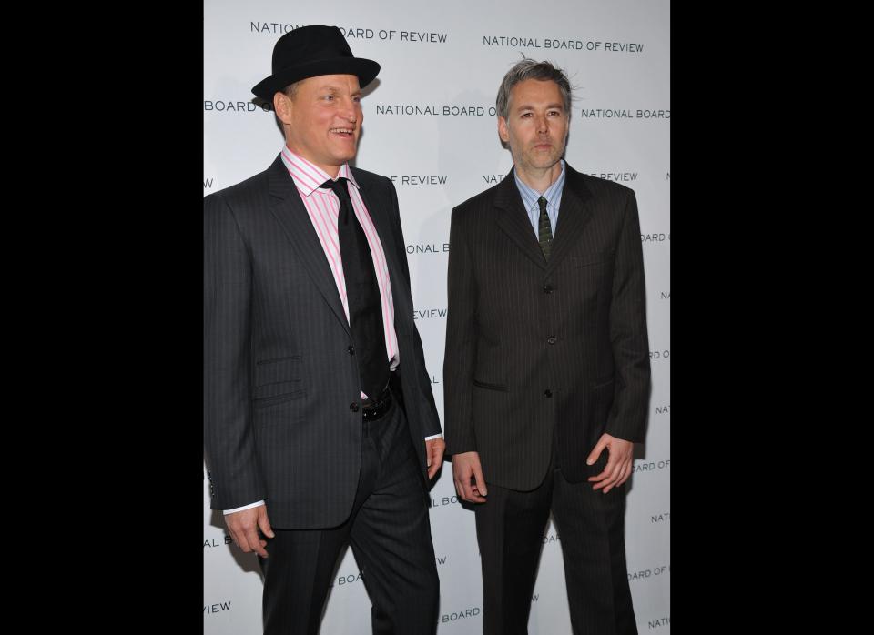 NEW YORK - JANUARY 12: Actor Woody Harrelson and musician Adam Yauch attend the National Board of Review of Motion Pictures Awards gala at Cipriani 42nd Street on January 12, 2010 in New York City. (Photo by Bryan Bedder/Getty Images)