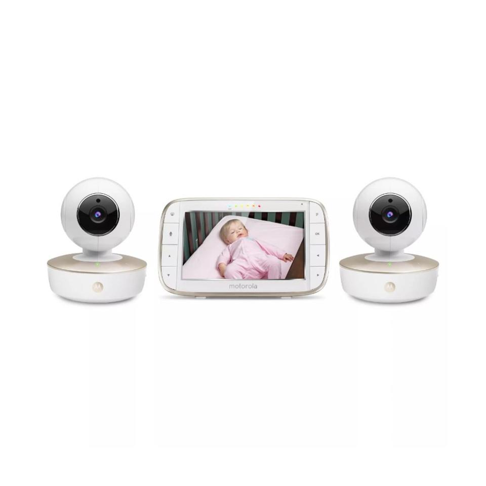 Digital Baby Monitor: Motorola 5" Video Baby Monitor with Two Cameras, $200