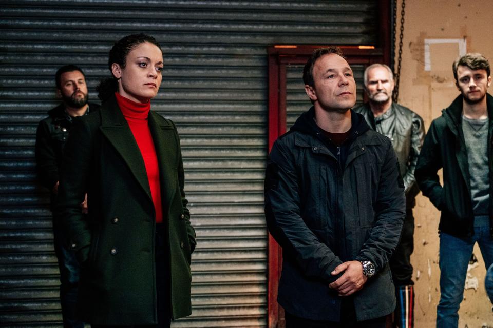 Rochenda Sandall and Stephen Graham in Line Of Duty (BBC One/PA)