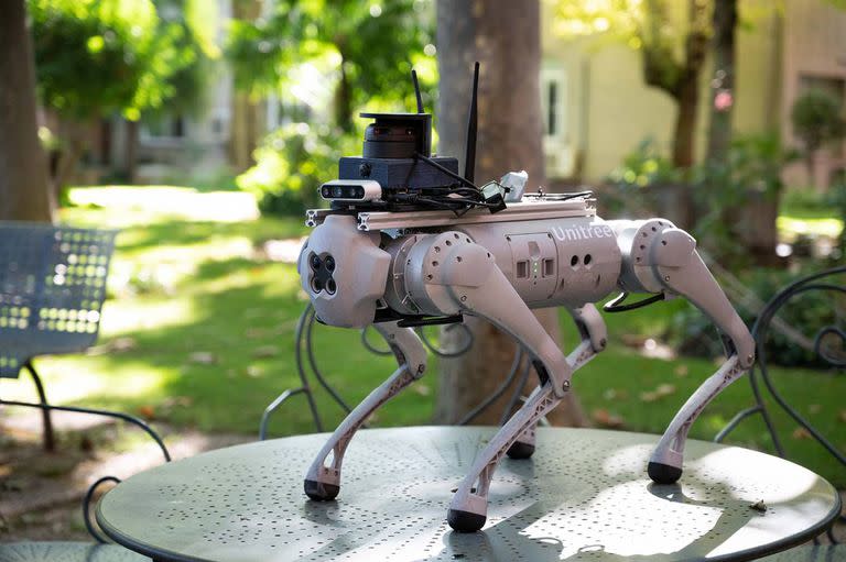 El diseño del robot guía Tefi sigue al de otros como los de Boston Dynamics, aunque con un fin diferente