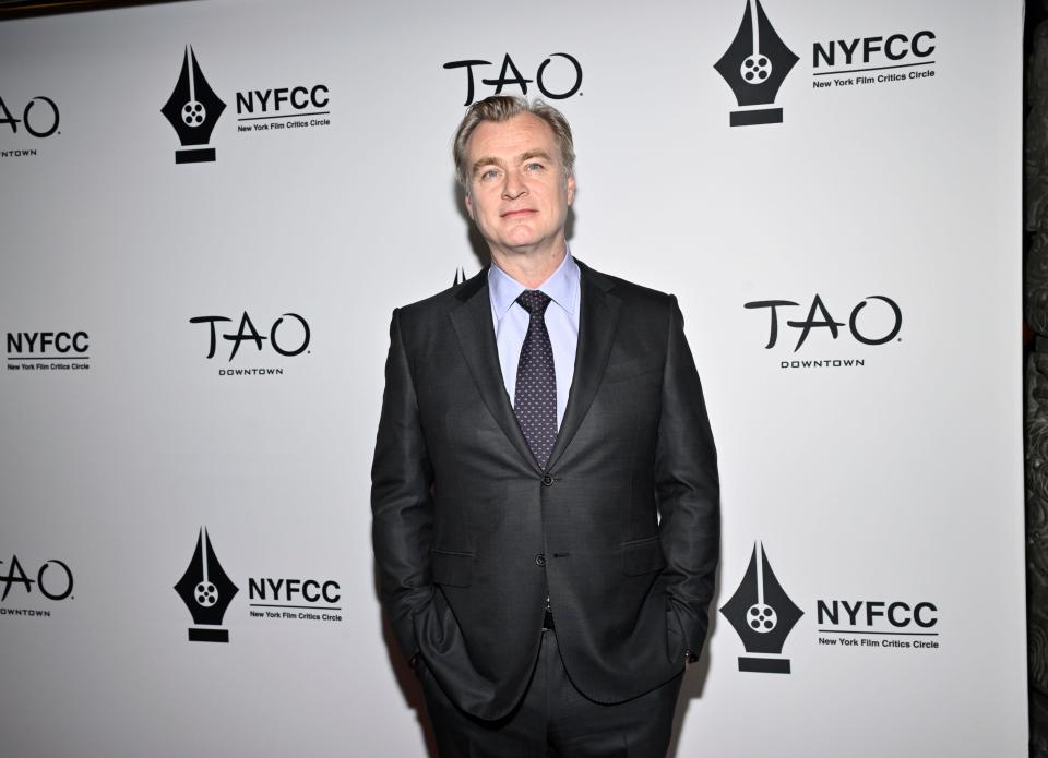 Christopher Nolan at the New York Film Critics Circle Awards at Tao Downtown in New York Wednesday.