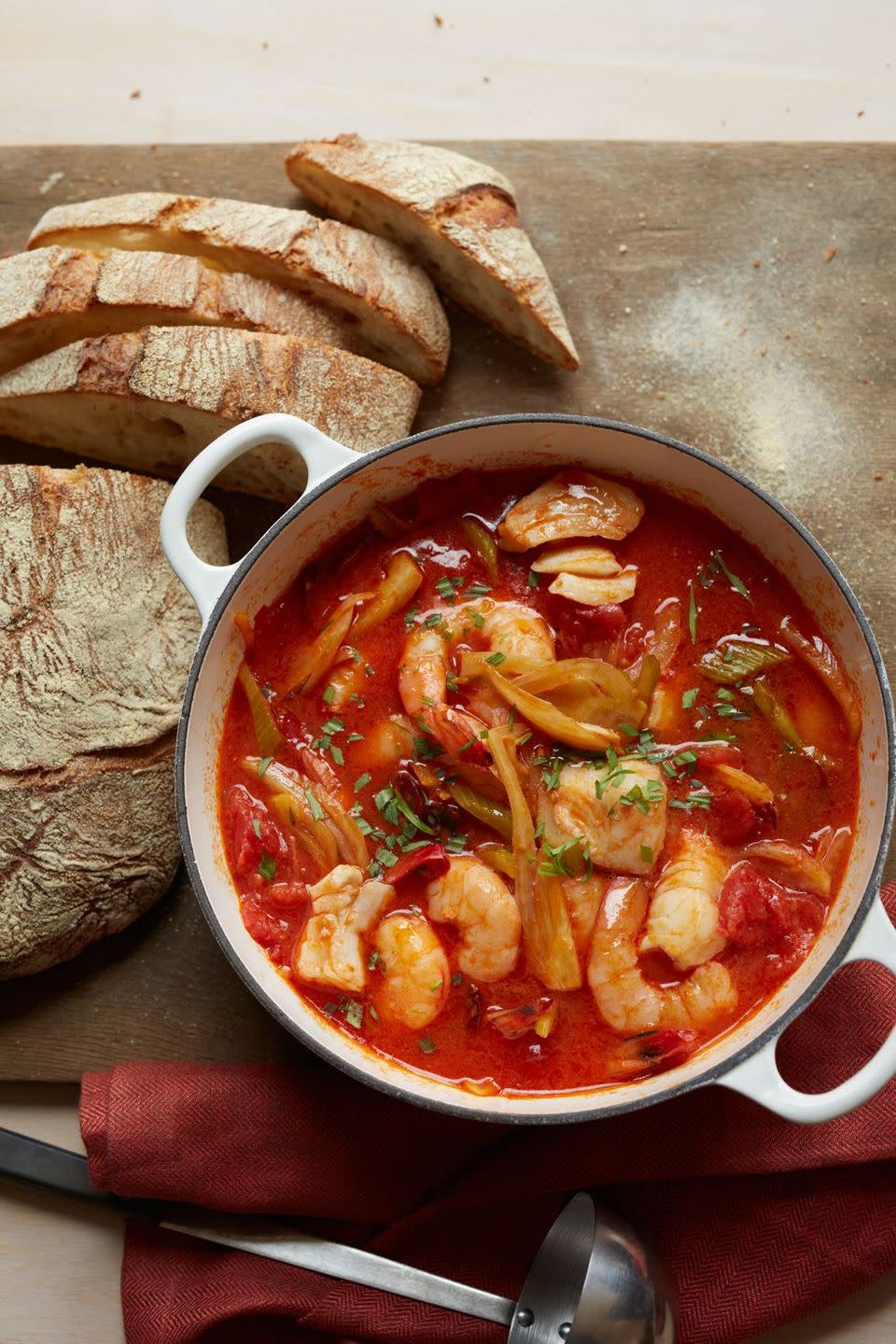 Seafood, Chorizo, and Vegetable Stew