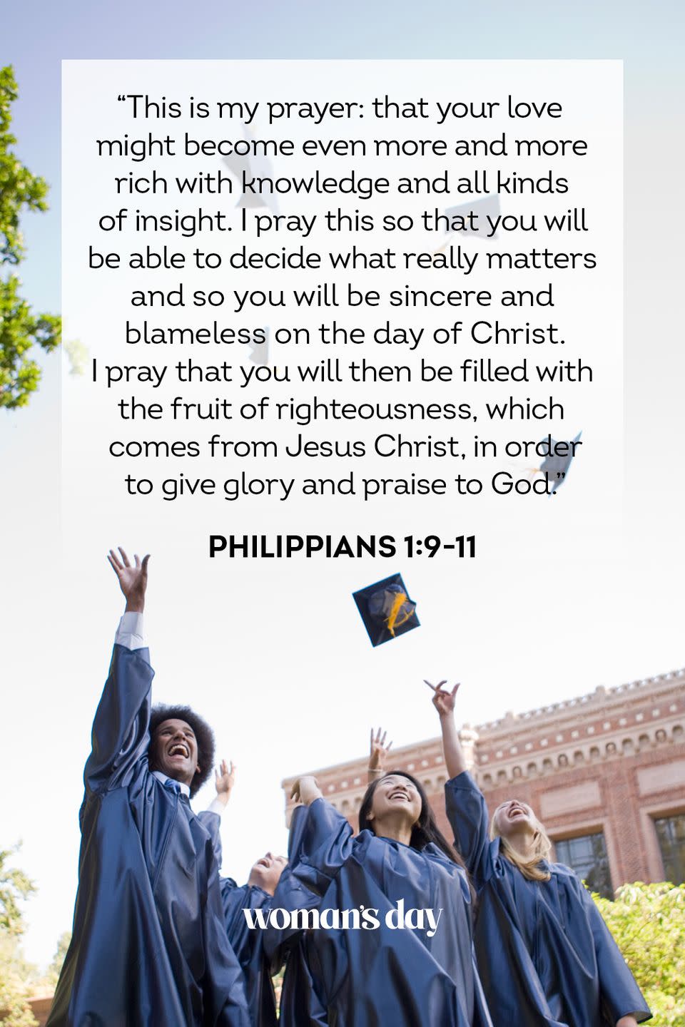 bible verses for graduation philippians 1 9 11