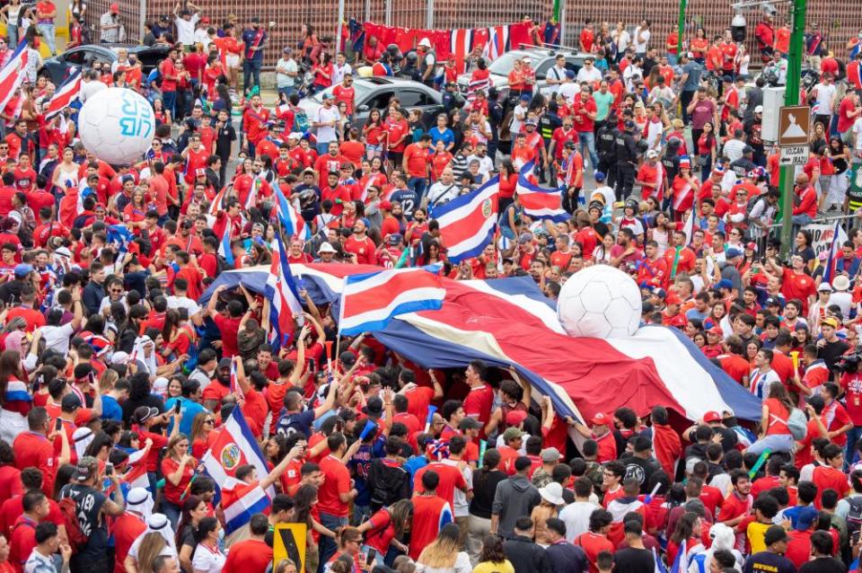 Happy Costa Rica fans,