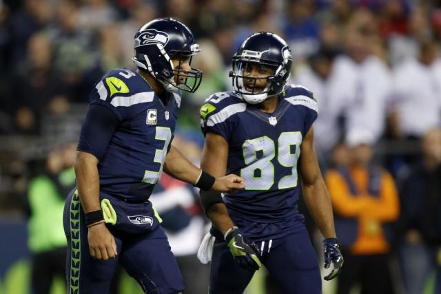 Doug Baldwin's TD Pass to Russell Wilson, 