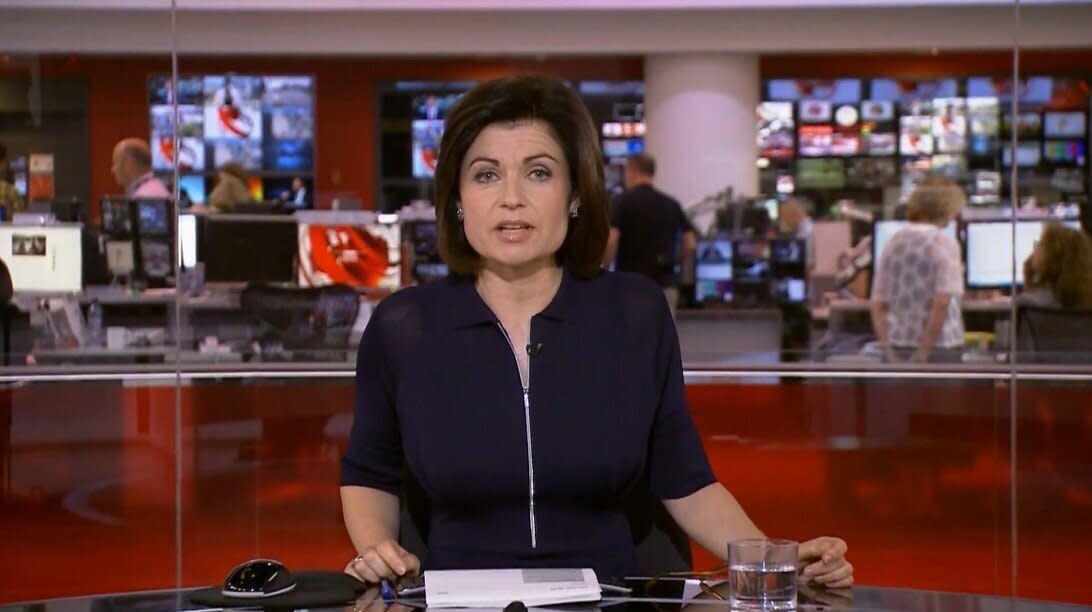 BBC newsreader Jane Hill has returned to work after revealing that her recent six-month absence was due to a secret battle with breast cancer