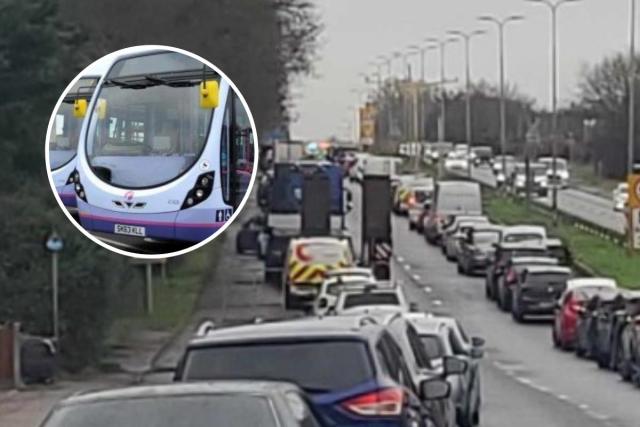 Disruption on buses expected following closure of A127 due to crash