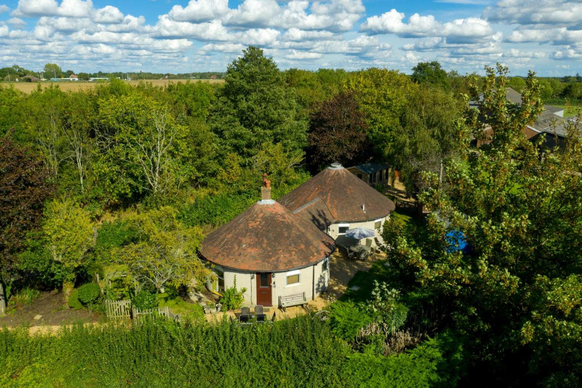 The Round House in Capel St Mary is for sale for offers over £575,000 <i>(Image: Haakon Dewing, Network Photo Ltd)</i>