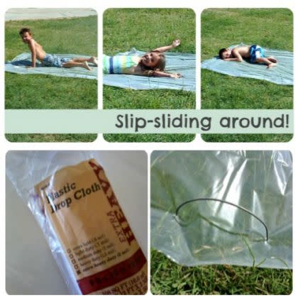 Make Your Own Slip and Slide