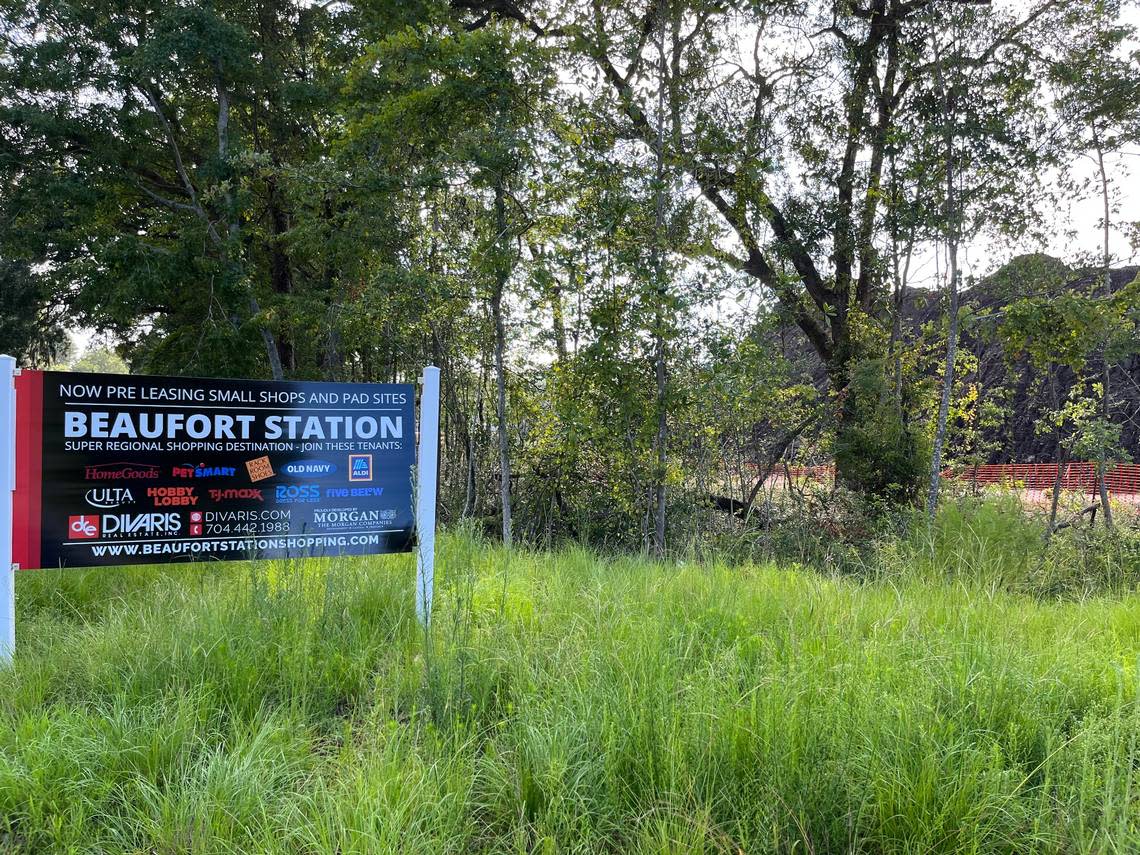 Site work is underway at Beaufort Station, which is near the intersection of Parris Island Gateway and Robert Smalls Parkway.