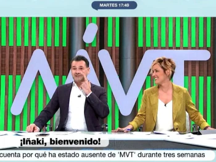 Iñaki López en Más vale tarde con Cristina Pardo 