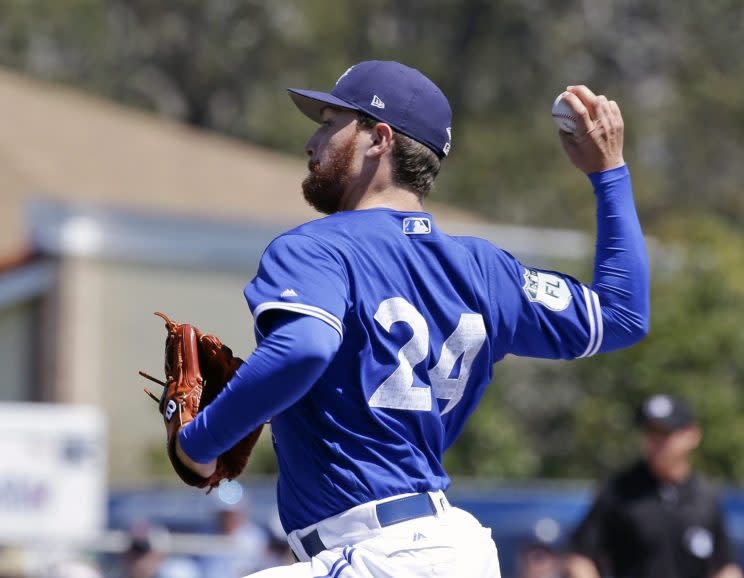 Danny Barnes performed admirably for the Blue Jays in 2016 and is likely to be called on again. (John Raoux/AP)