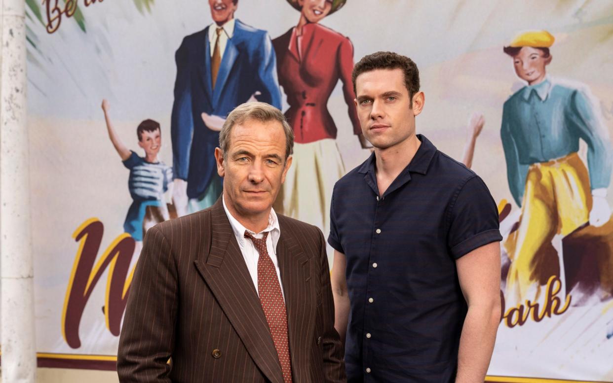 Robson Green and Tom Brittney in Granchester - ITV/Colin Hutton/Zoe Midford