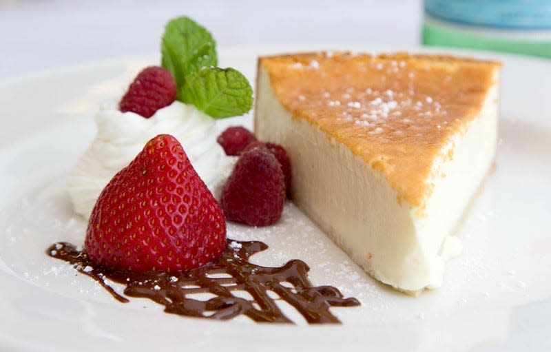 La Masseria's ricotta cheesecake is rich and luxurious.