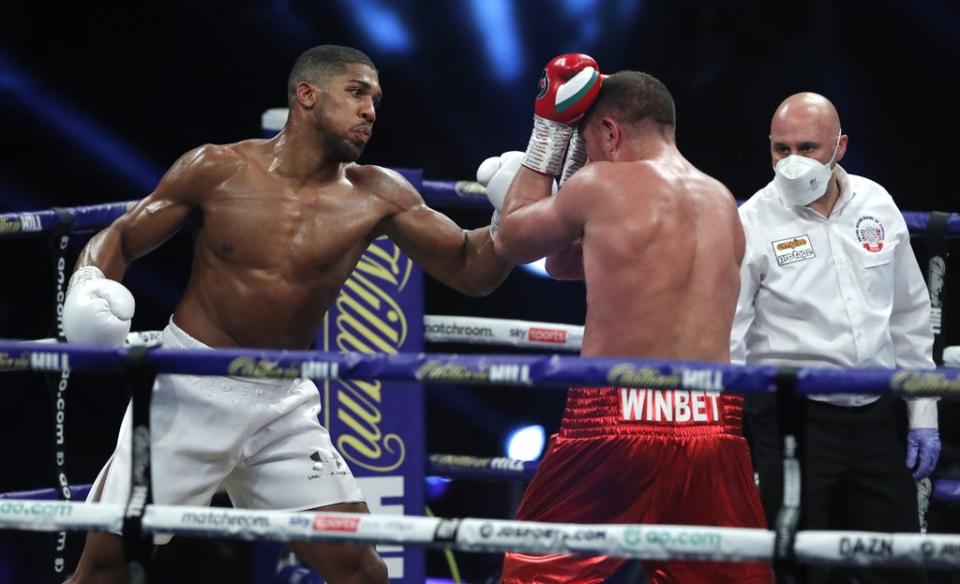 Anthony Joshua defeated Kubrat Pulev back in December (PA Archive)