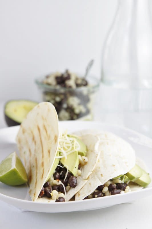 <strong>Get the <a href="http://www.bellalimento.com/2013/08/04/black-bean-and-avocado-grilled-tacos/" target="_blank">Black Bean And Avocado Grilled Taco</a> recipe from bell'allimento </strong>