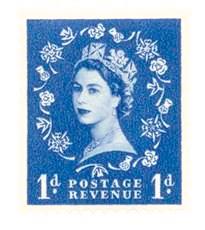 For her coronation in 1953, drawn portraits were produced by the artist Edmund Dulac, who died before his design was issued on 3 June 1953, the day after her Coronation. / Credit: Royal Mail Group