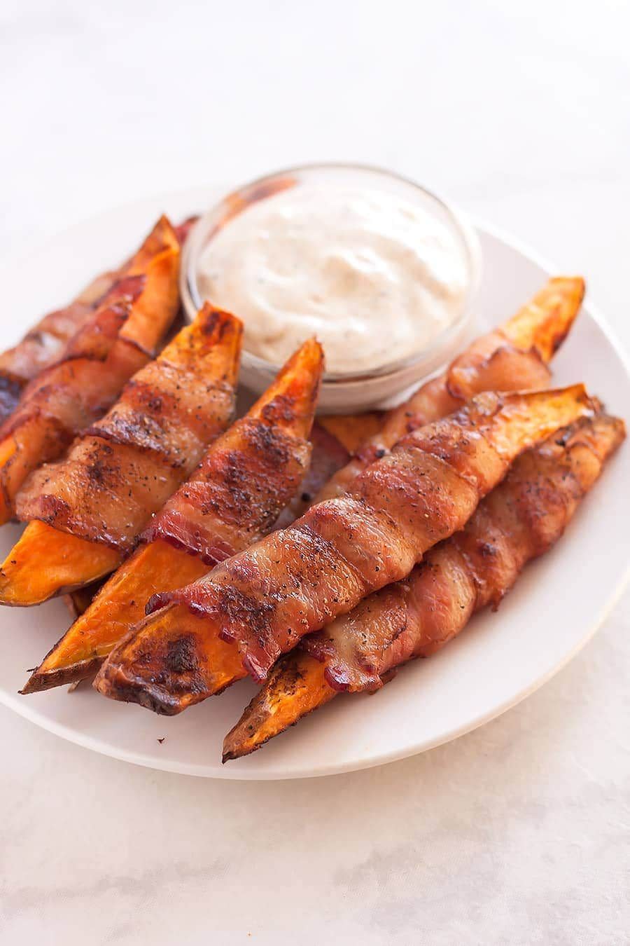 Bacon-Wrapped Sweet Potato Fries