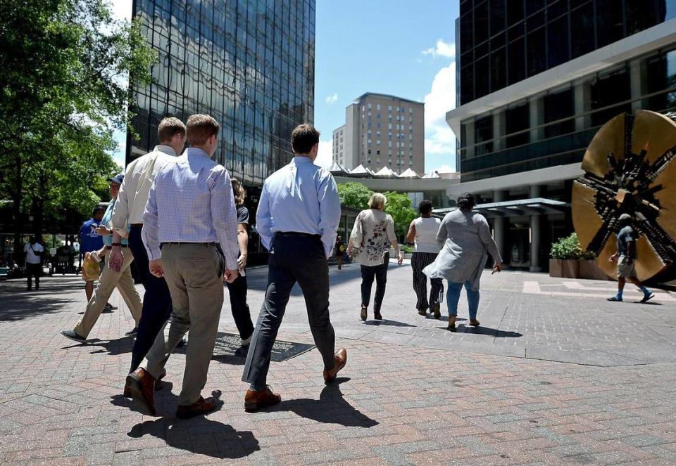 Charlotte’s largest employers have taken different approaches to the return from remote work.