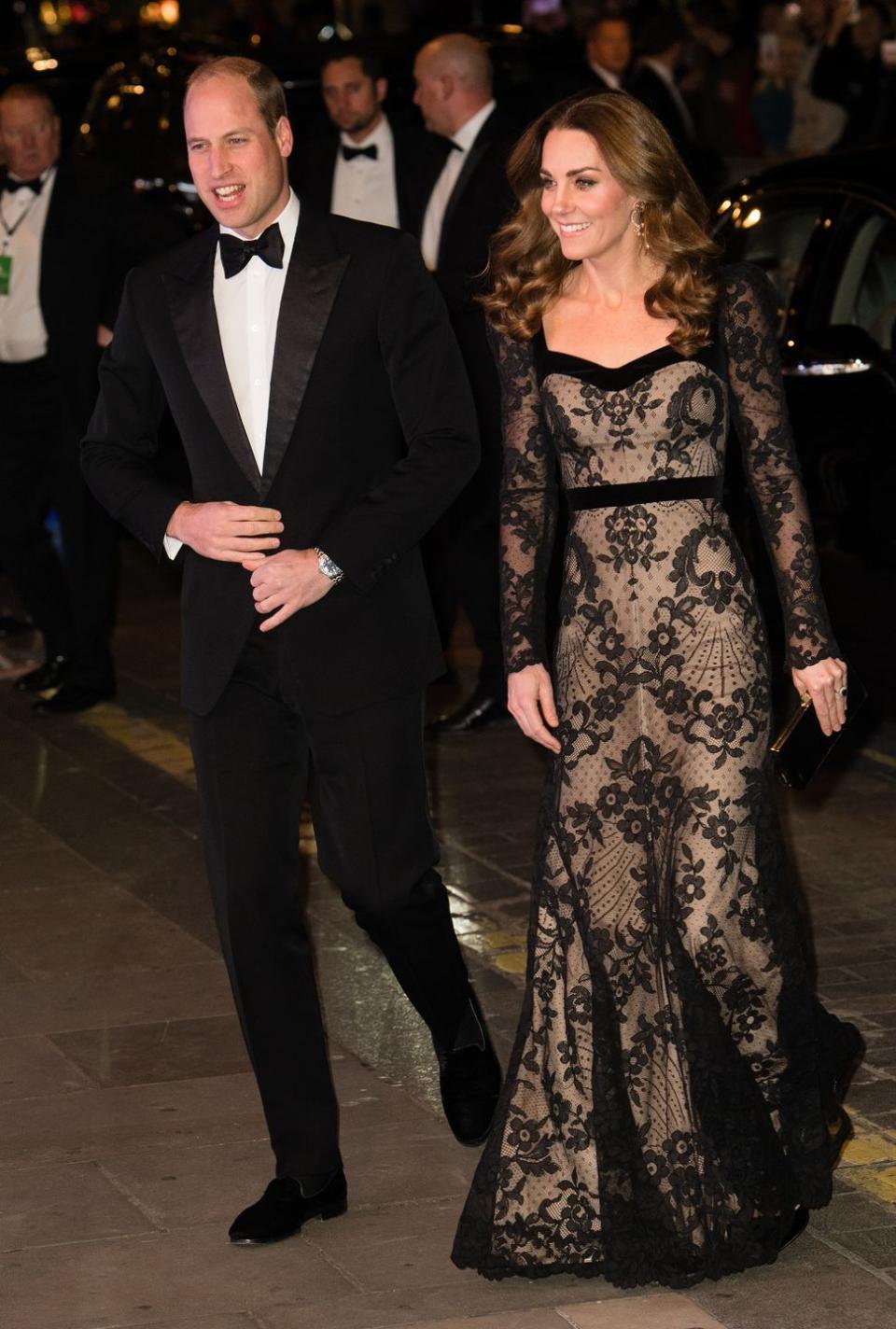 the duke and duchess of cambridge attend the royal variety performance