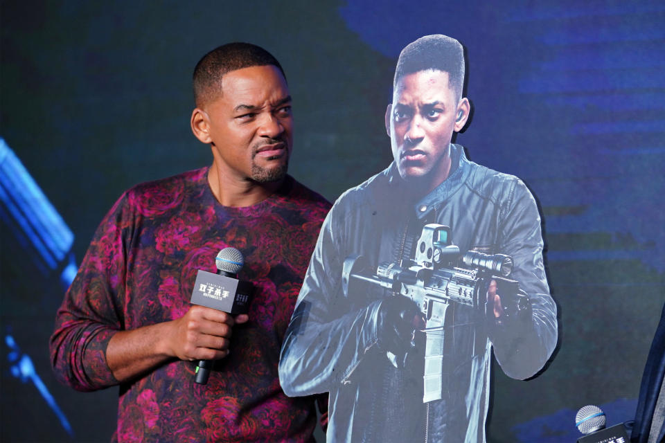 SHANGHAI, CHINA - OCTOBER 14: Actor Will Smith attends 'Gemini Man' press conference on October 14, 2019 in Shanghai, China. (Photo by VCG/VCG via Getty Images)