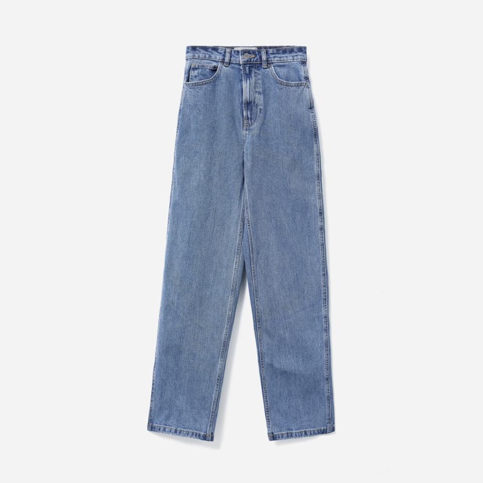 The Way-High Baggy Jean in Stone-Washed Sky (Photo via Everlane)