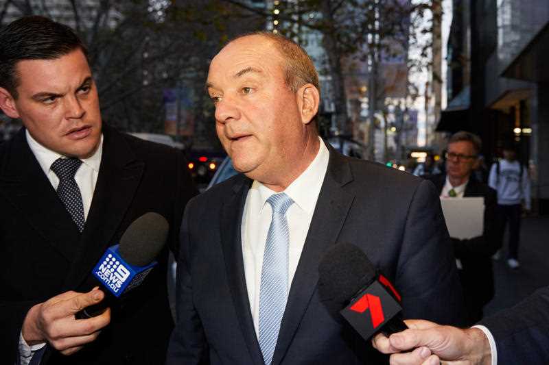 Ex-NSW MP Daryl Maguire is seen leaving the NSW Independent Commission Against Corruption.