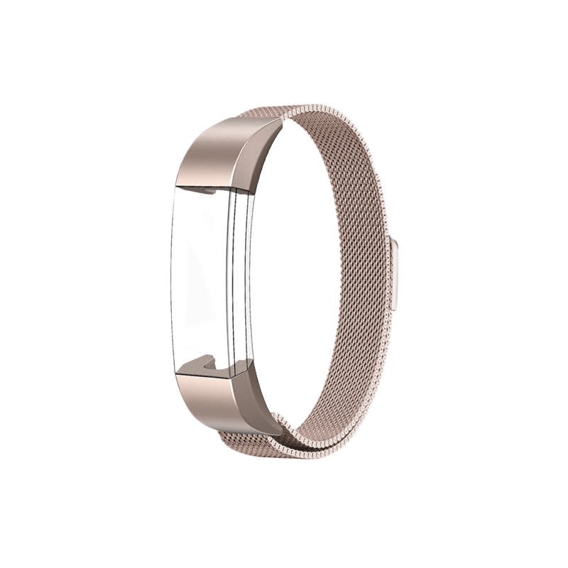 <a rel="nofollow noopener" href="http://amzn.to/2uarv1d" target="_blank" data-ylk="slk:Stainless Steel Replacement for FItbit Alta, Swees, $14;elm:context_link;itc:0;sec:content-canvas" class="link ">Stainless Steel Replacement for FItbit Alta, Swees, $14</a>