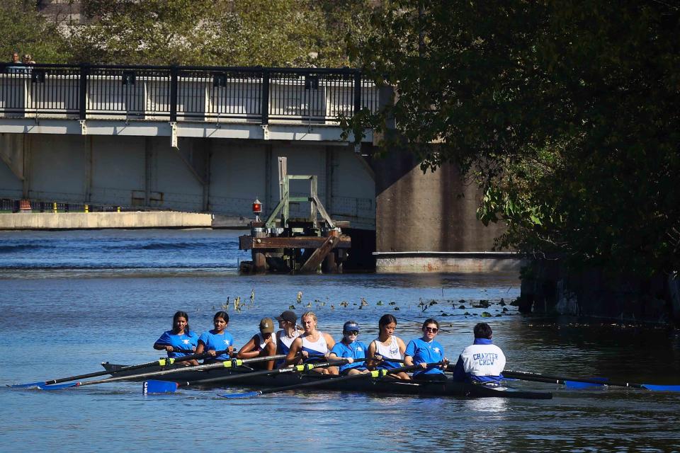 Many teams participate in the 24th annual Head of the Christina Regatta on Sunday, Oct 1, 2023, at the Christina River in Wilmington.