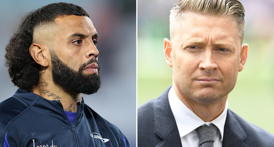 Michael Clarke has weighed in on the debate surrounding NRL players such as Josh Addo-Carr competing in unsanctioned events. Pic: Getty