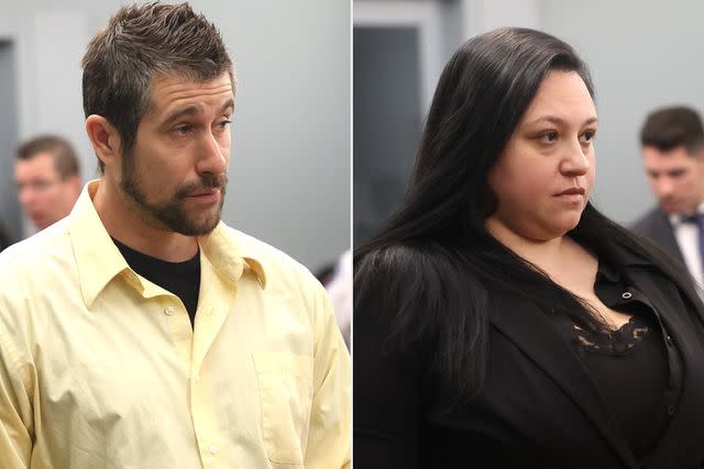 <p>James Carbone/Newsday RM via Getty (2)</p> Jeffrey Mackey (left) and Alexis Nieves in court.