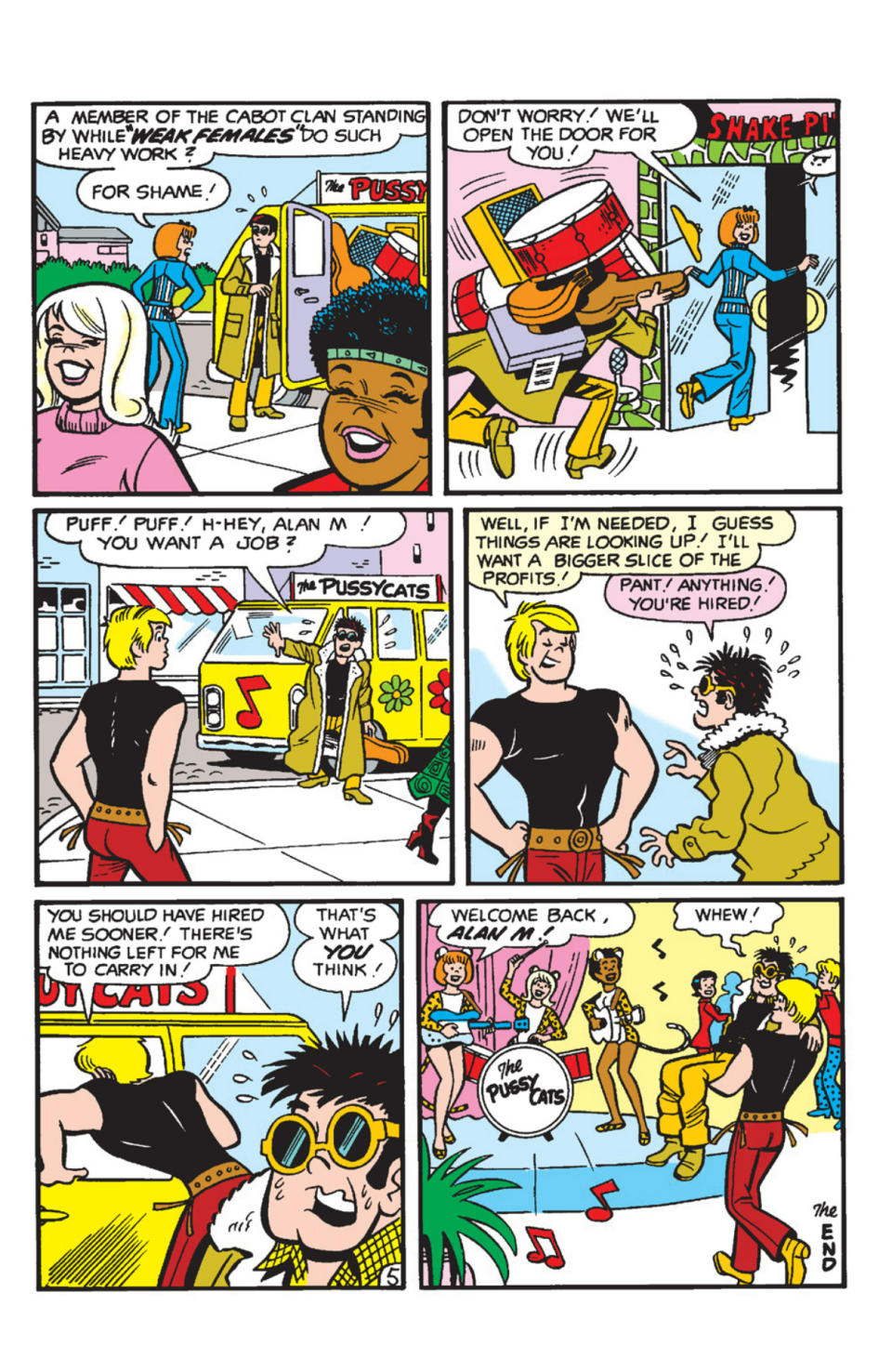 Betty & Veronica Friends Forever: Rock & Roll interior art