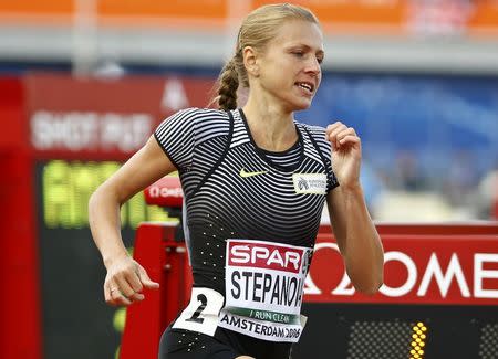 Athletics - European championships - Women's 800m qualifiaction - Amsterdam - 6/7/16 Yulia Stepanova of Russia competes. REUTERS/Michael Kooren