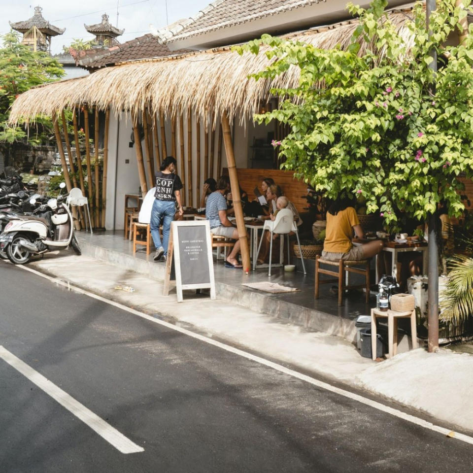 Canggu Cafes - Copenghagen Shopfront