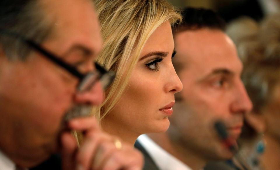 Ivanka no tiene un puesto oficial en la Casa Blanca, pero su influencia es evidente